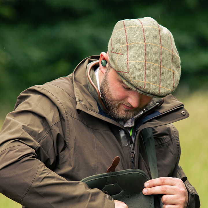 Flat Cap Wolmix Tweed