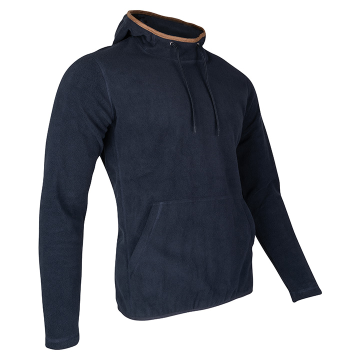 Country Fleece Hoodie Marineblauw