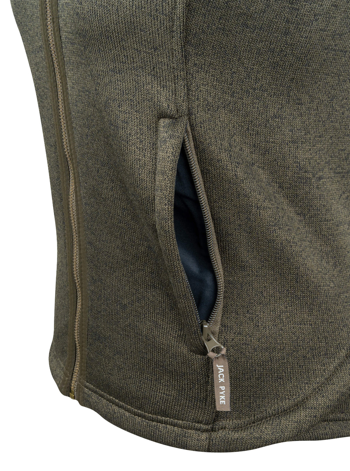 Dames Melange Fleece Bodywarmer