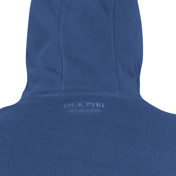 Dames Fleece Hoodie Denim