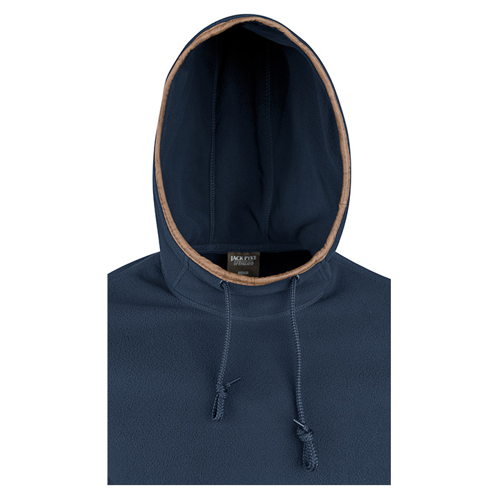 Dames Fleece Hoodie Marineblauw