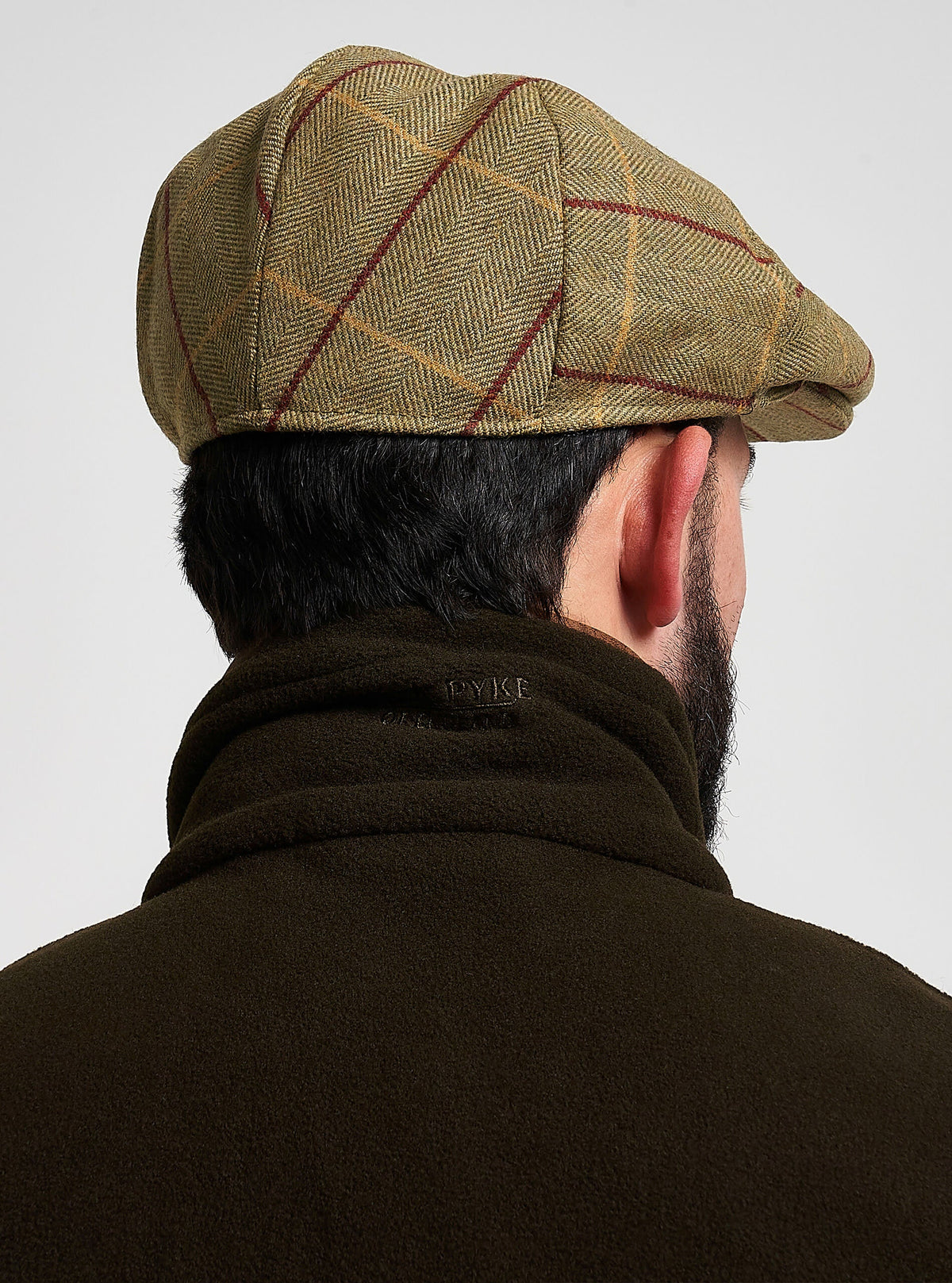 Flat Cap Wolmix Tweed Bruin