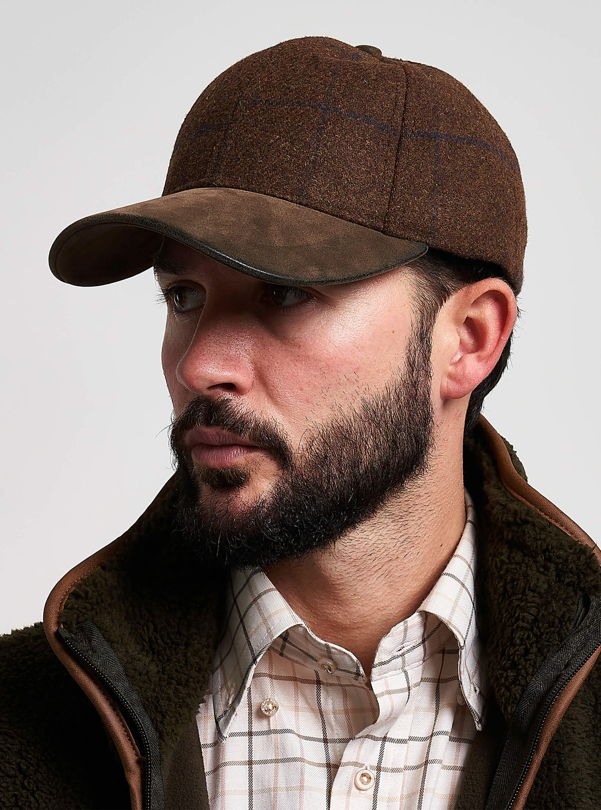 Lowland Tweed Baseballpet