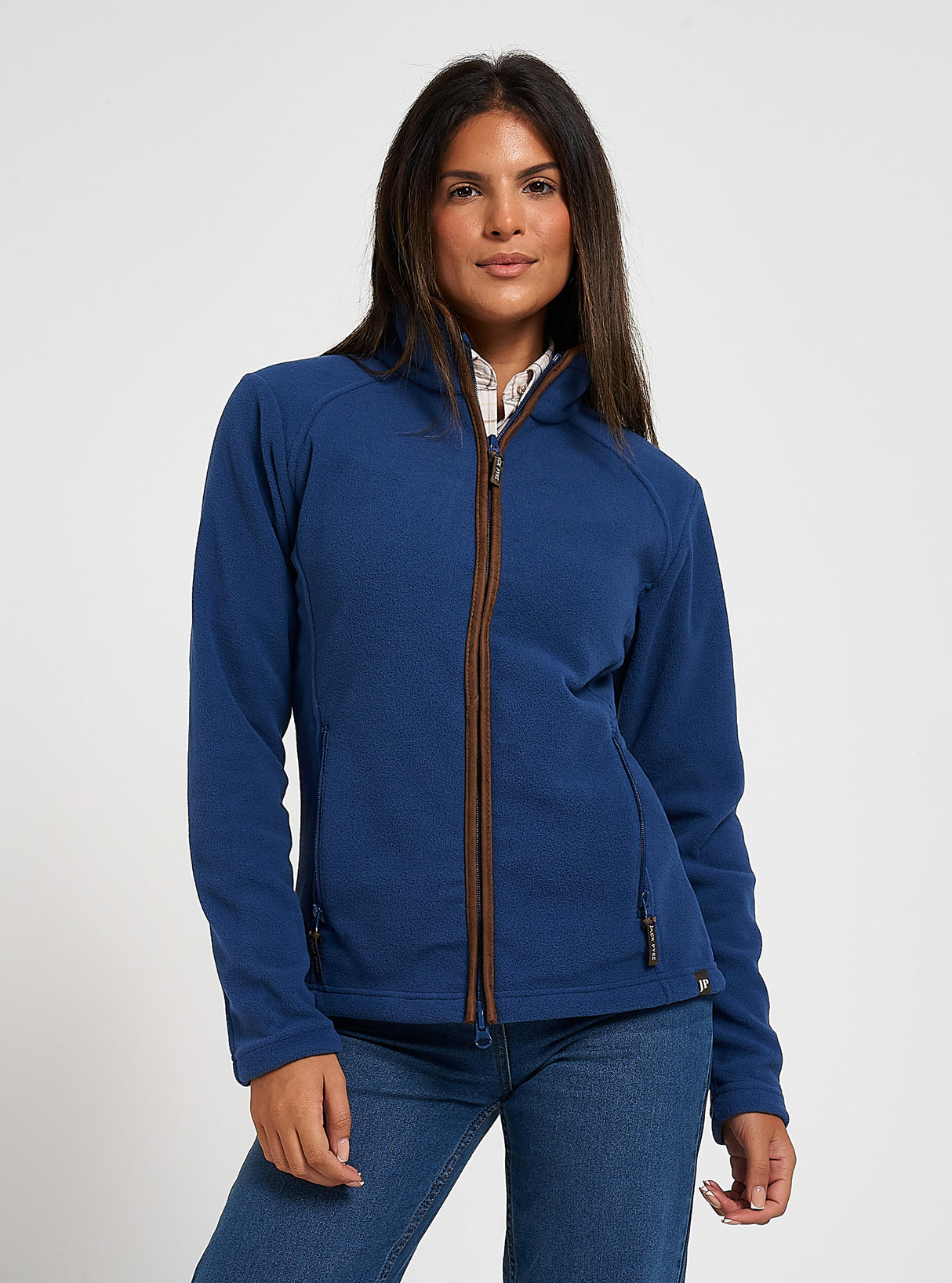 Dames Fleecejas Denim