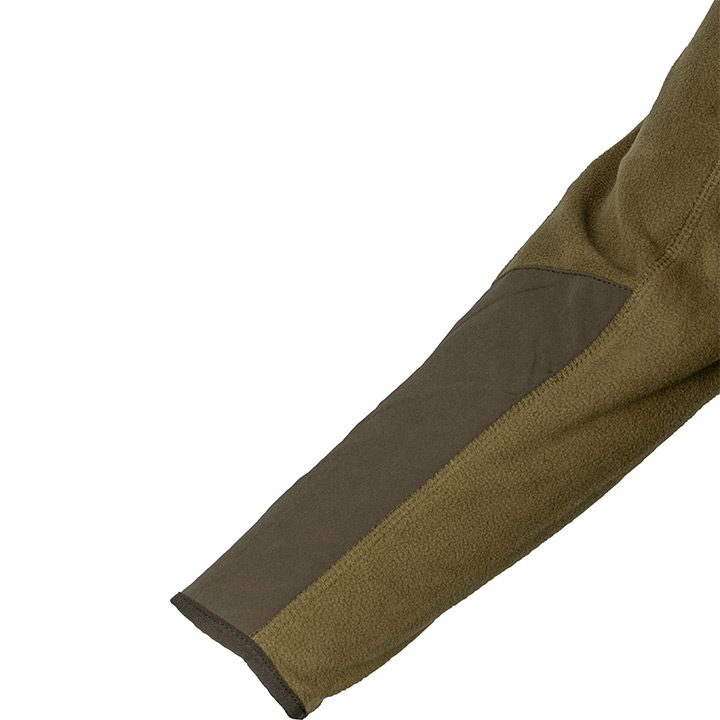 Rannock Fleecetrui Donker Mosterd