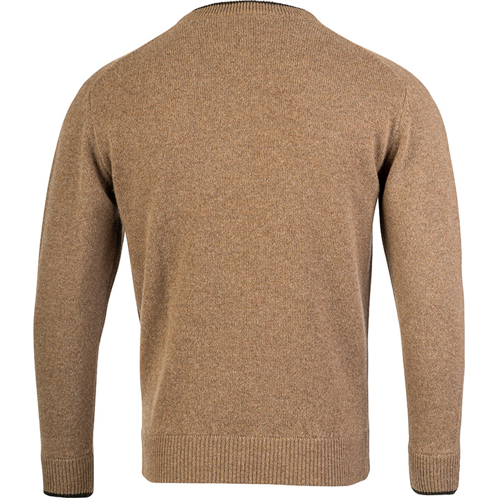 Ashcombe Trui V-Hals 100% Lamswol Gerst