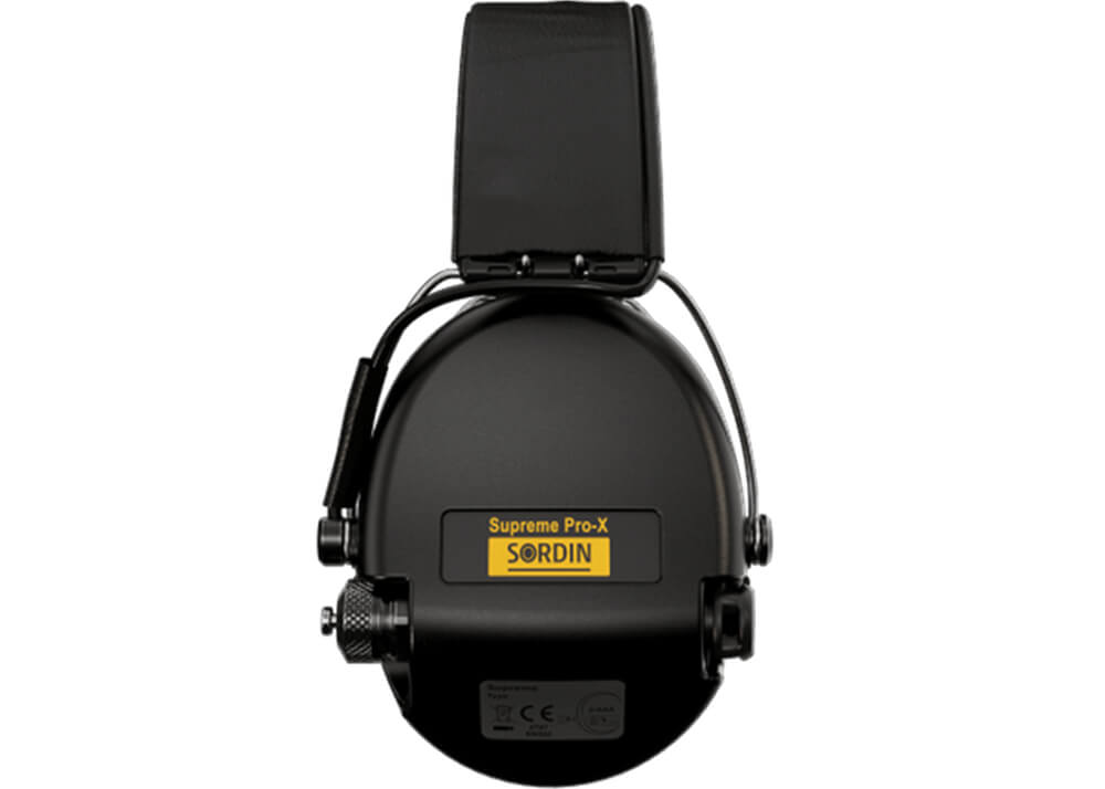 Gehoorbeschermer Sordin Supreme Pro X LED Leather Black
