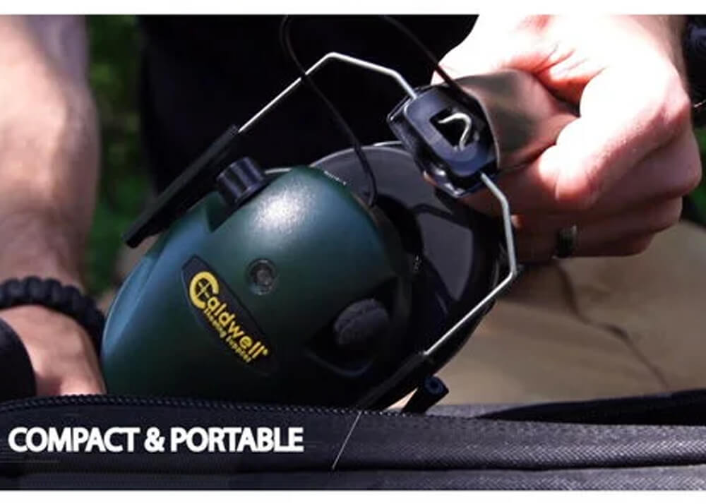 Gehoorbeschermer Caldwell E-Max Low-Profile Electronic Groen