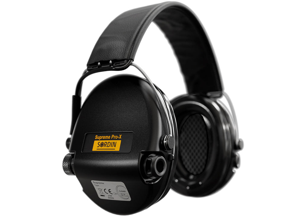Gehoorbeschermer Sordin Supreme Pro X Leather Black