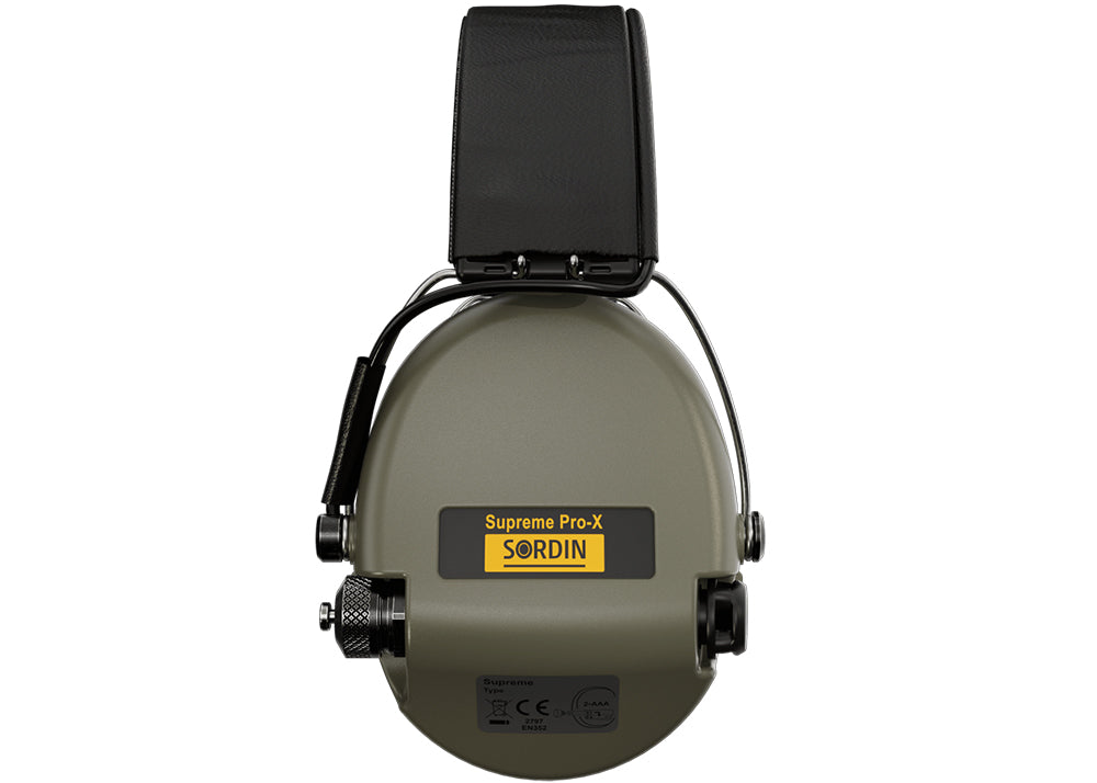 Gehoorbeschermer Sordin Supreme Pro X Leather Green
