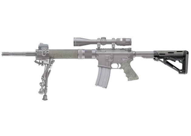 Kolf Hogue AR15 OMCB Mil-Spec met grip Ghilly Green (2)
