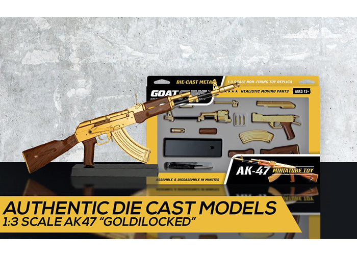 Miniatuur Goatguns Mini AK47 Gold