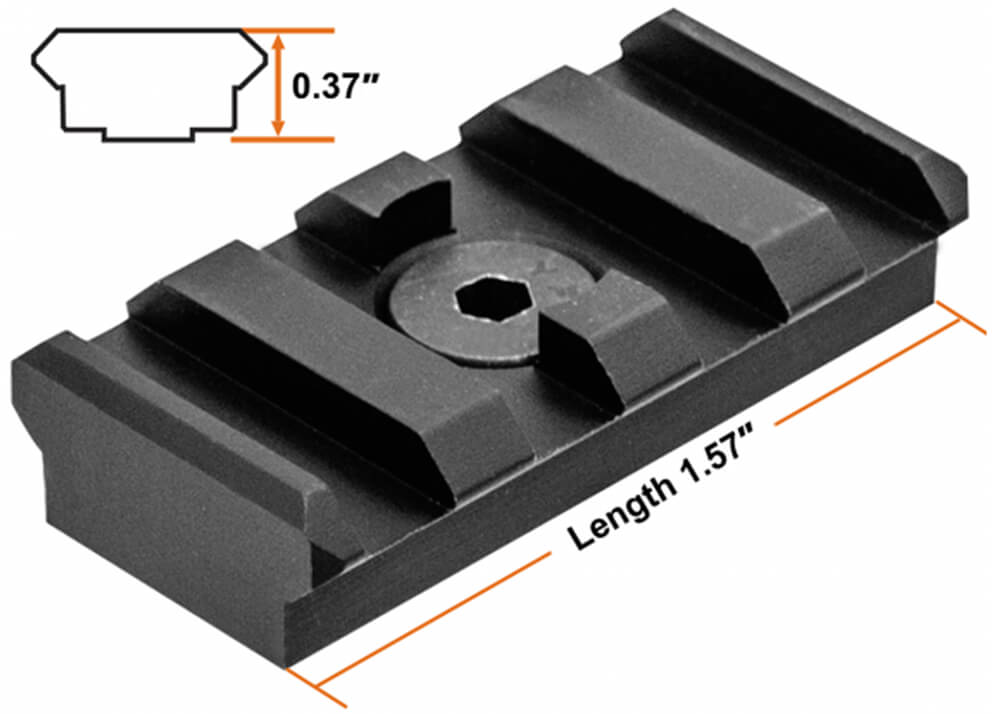 Montagerail UTG M-LOK 4-slot