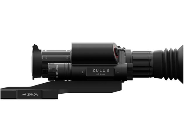 Montage DNT Weaver/Picatinny Long 20 MOA voor ThermNight/Hydra/Zulus HD V1 & V2 (2)