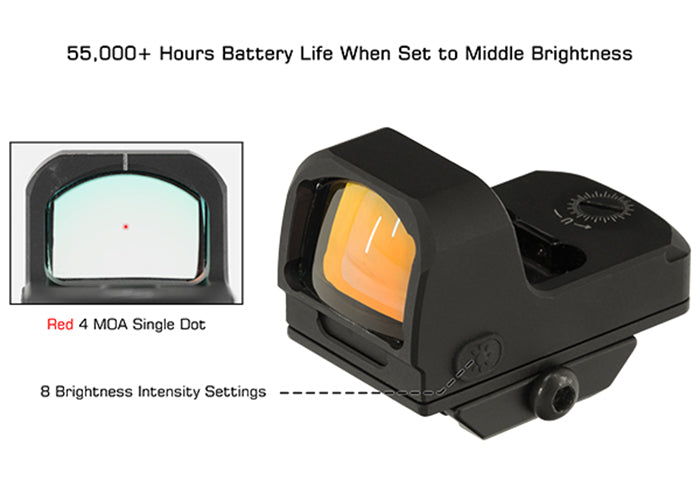 UTG OP3 Micro Adaptive Base Red Dot
