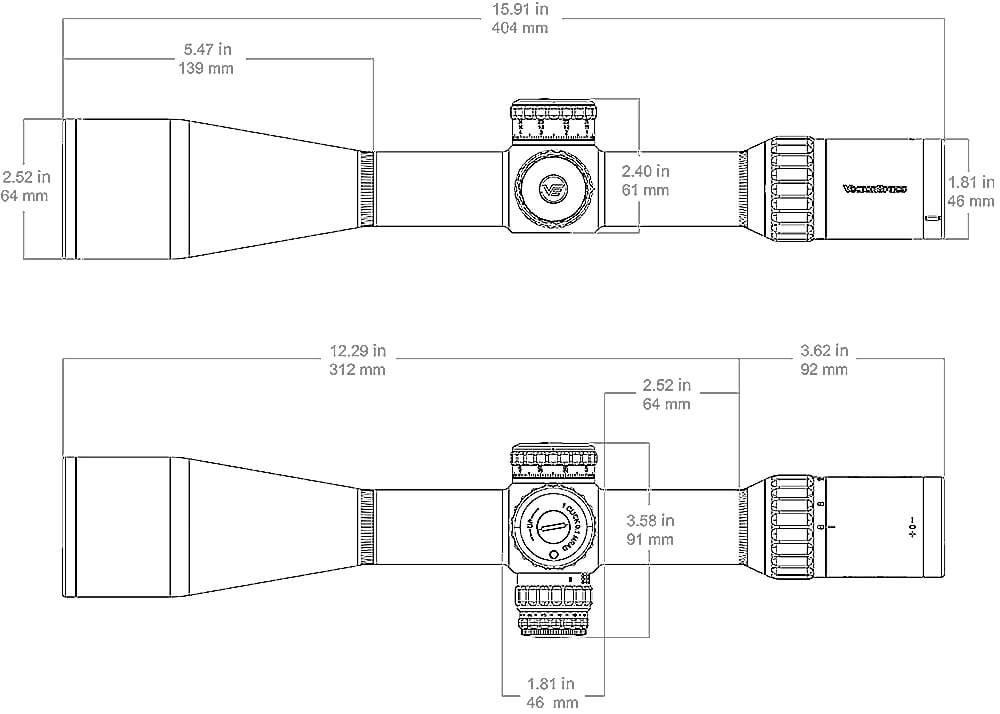 Vector Optics Continental X6 6-36x56 Richtkijker