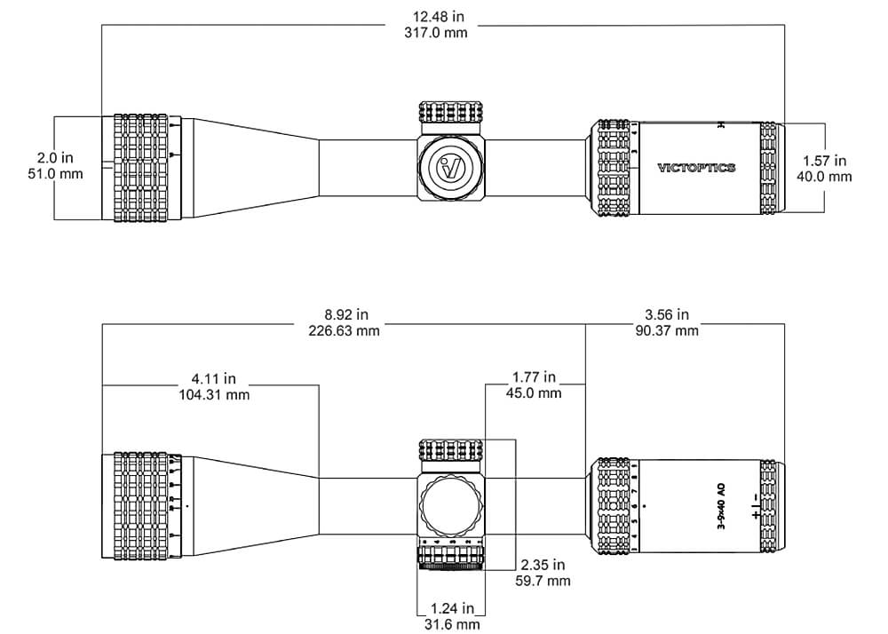 Victoptics SOI 3-9x40 VNM-1 MIL Richtkijker