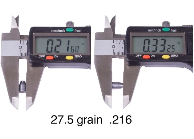 Slugs Nielsen 5.5 mm HPDB 27.5 grain (.216) (3)