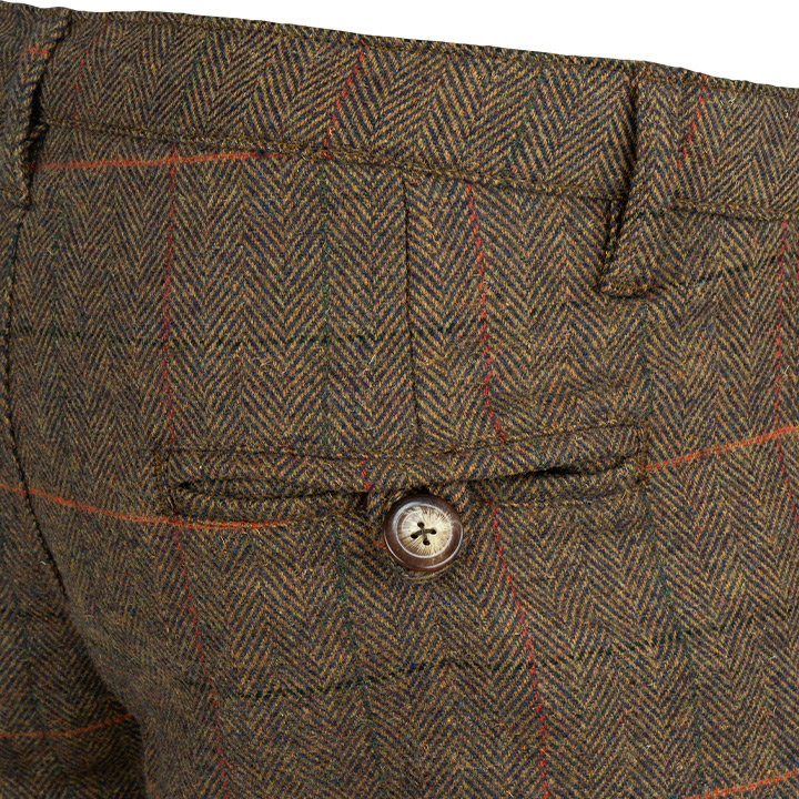 Waterdichte Kniebroek Tweed Bruin