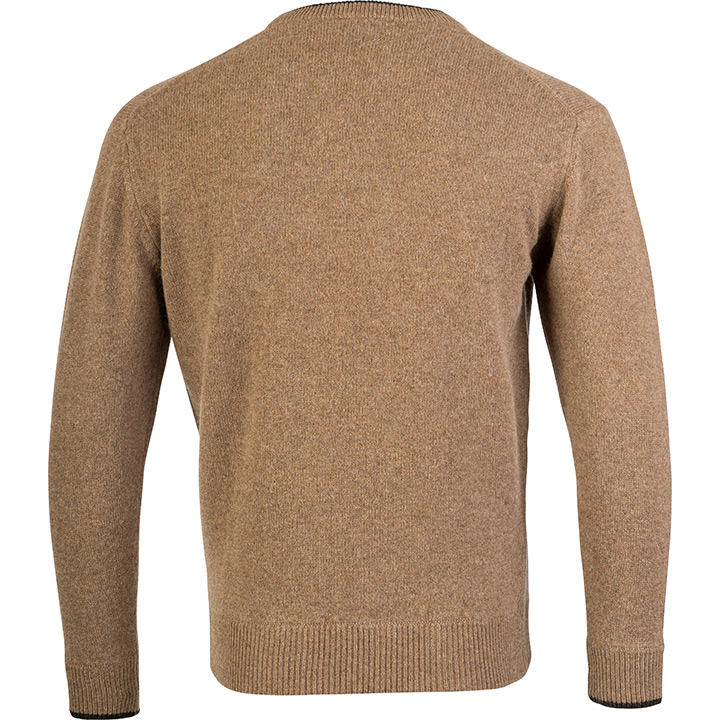 Ashcombe Trui Ronde Hals 100% Lamswol Gerst