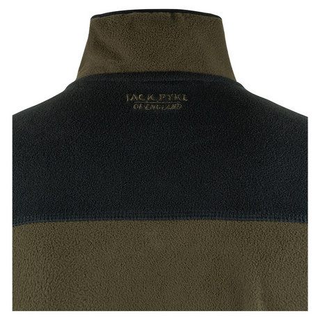 Snap Neck Fleecetrui Donkerolijf