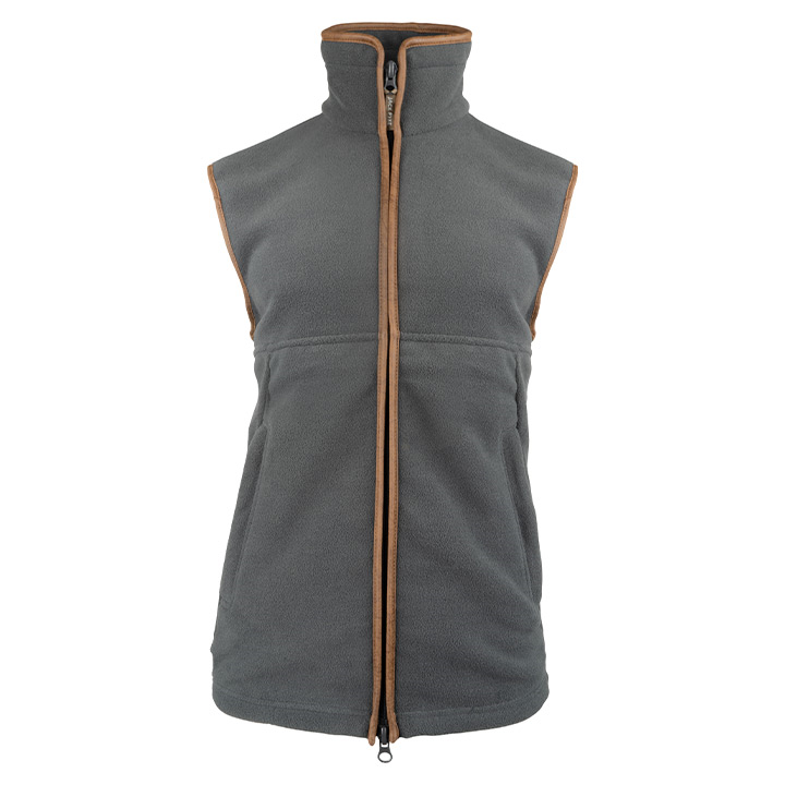 Countryman Fleece Bodywarmer Houtskoolgrijs