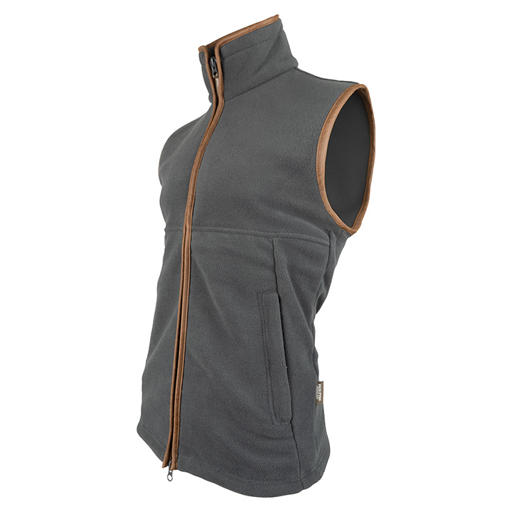 Countryman Fleece Bodywarmer Houtskoolgrijs