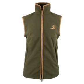Countryman Fleece Bodywarmer Fazant Donkerolijf