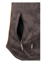 Melange Fleece Bodywarmer Bruin Gemêleerd