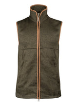 Melange Fleece Bodywarmer Donkerolijf Gemêleerd