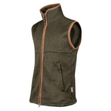 Melange Fleece Bodywarmer Donkerolijf Gemêleerd