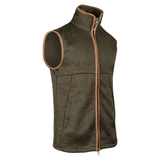 Melange Fleece Bodywarmer Donkerolijf Gemêleerd