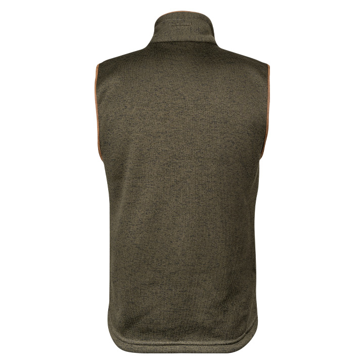 Melange Fleece Bodywarmer Donkerolijf Gemêleerd