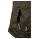 Melange Fleece Bodywarmer Donkerolijf Gemêleerd