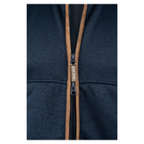 melange-fleece-gilet-navy-fleck