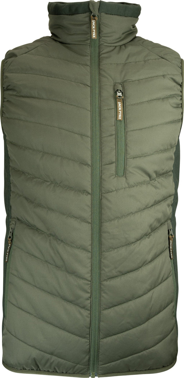 Hybride Bodywarmer Groen
