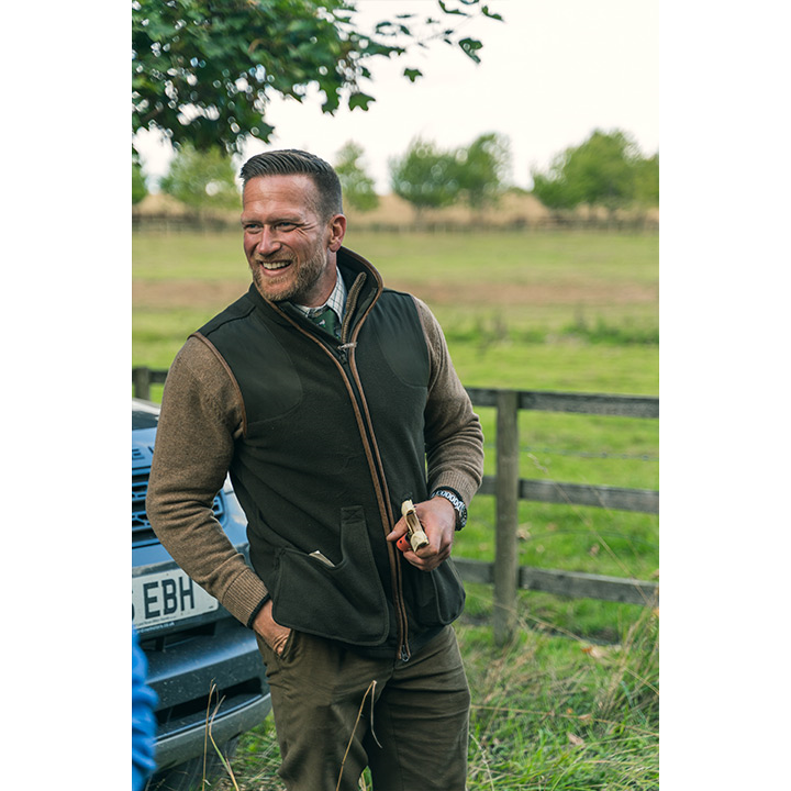 Schutters Bodywarmer Donkerolijf
