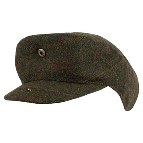 Flat Cap Wolmix Donkerolijf