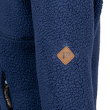 Junior Sherpa Fleecetrui Halve Rits Marineblauw