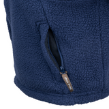 Junior Sherpa Fleecetrui Halve Rits Marineblauw