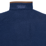 Junior Sherpa Fleecetrui Halve Rits Marineblauw