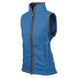 Dames Countryman Fleece Bodywarmer Denim