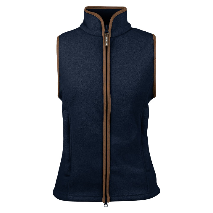 Dames Countryman Fleece Bodywarmer Marineblauw