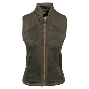 Dames Melange Fleece Bodywarmer