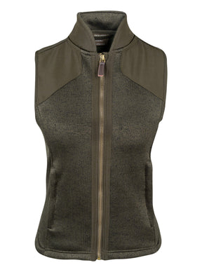 Dames Melange Fleece Bodywarmer