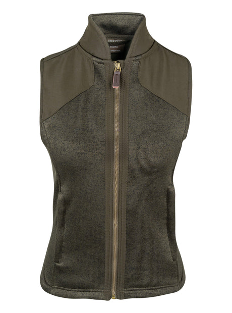 Dames Melange Fleece Bodywarmer