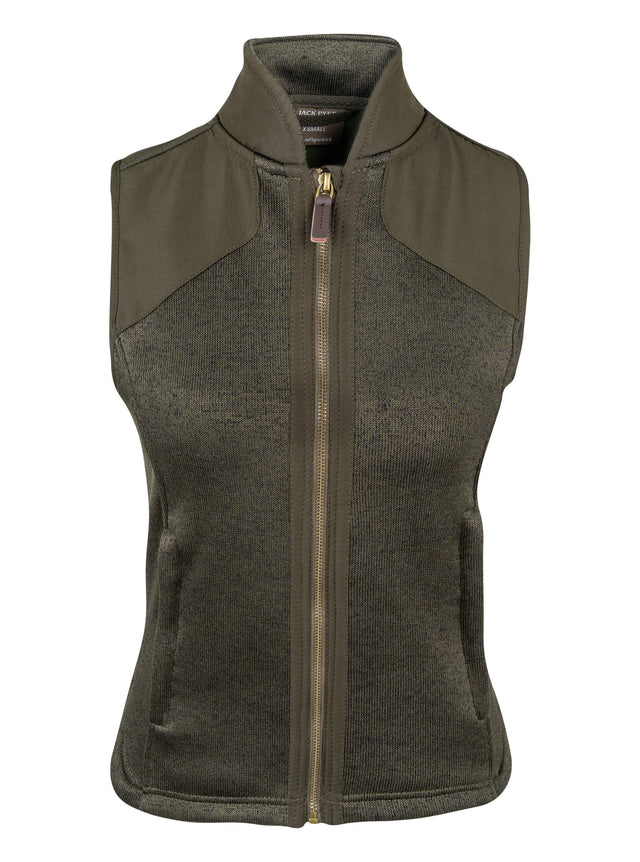 Dames Melange Fleece Bodywarmer