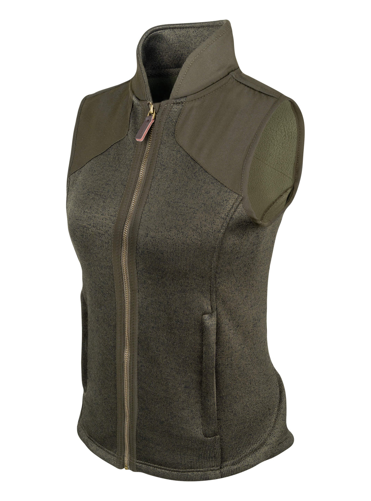 Dames Melange Fleece Bodywarmer