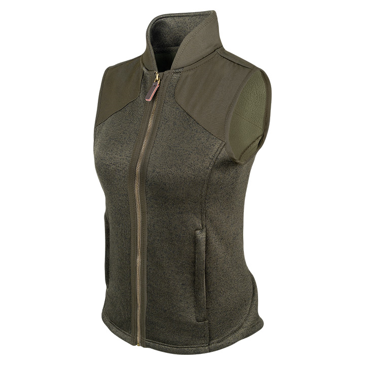 Dames Melange Fleece Bodywarmer