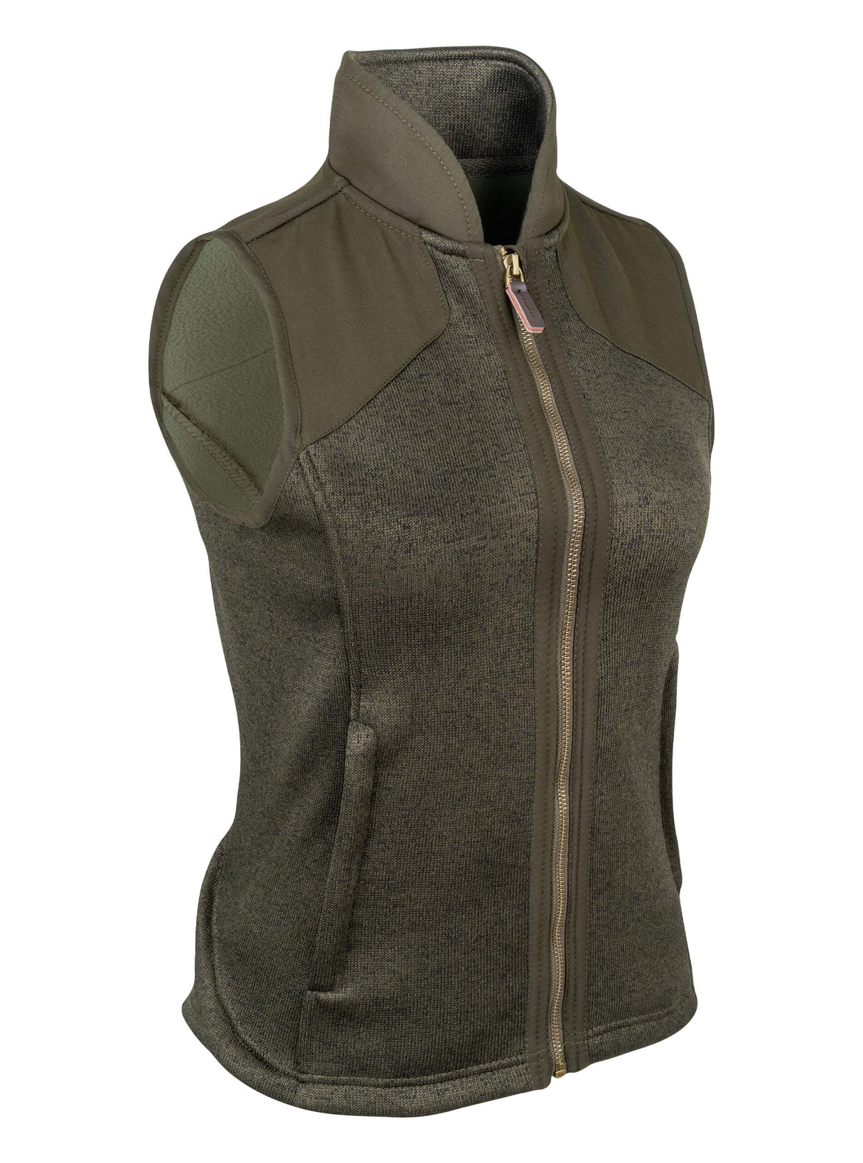 Dames Melange Fleece Bodywarmer